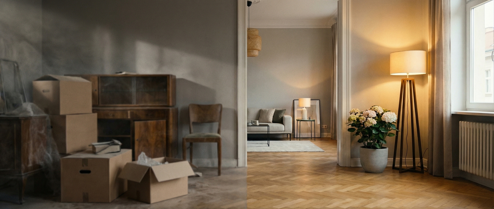 Od vyklízení po podpis smlouvy.